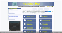 Desktop Screenshot of calculararea.com